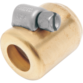 Brass 3/8" Id Hose Clamps 6-pk