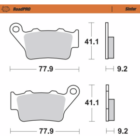 Brake Pads - Sintered Series 403402-PU