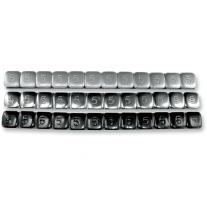 K and L Supply Steel Stick-On - 5 Gram - Silver