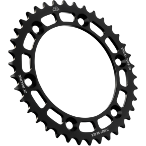 JT Sprockets Rear Sprocket - Black - 38-Tooth JTA897.38BLK