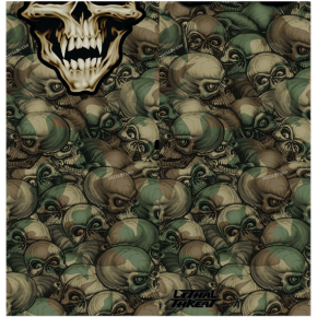 Neck Scarf - Camo Skull NS90802