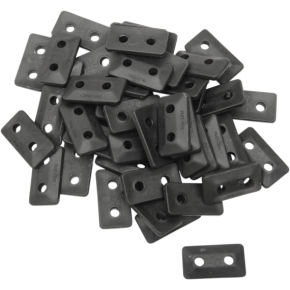 Backer Plates - Black - Twin - 48 Pack 500X-48