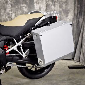 Happy Trails Products Aluminum Pannier Kit CASCADE Suzuki DL1000 2014+