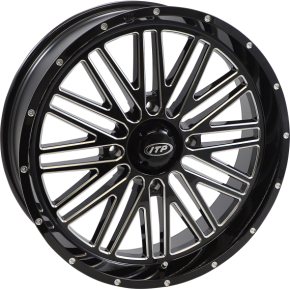 Itp Wheel - Momentum - Front/Rear - Black/Milled - 22x6.5 - 4/156 - 4+2.5 (+10 mm) 2222785731B