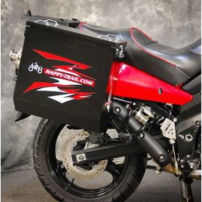 Happy Trails Products Aluminum Pannier Kit CASCADE Suzuki V-Strom 650