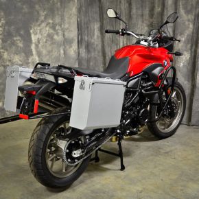 Happy Trails Products Aluminum Pannier Kit OWYHEE - F650GS-F700GS-F800GS Twin