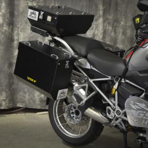 Happy Trails Products Aluminum Pannier Kit TETON BMW R1200/1250GSW