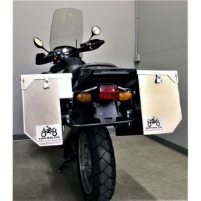 Happy Trails Products Aluminum Pannier TETON - R1100 & R1150 - Each (pre-drilled)