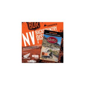  Nevada Backcountry Discovery Route Map and DVD Combo