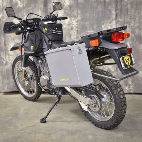 Happy Trails Products Aluminum Pannier Kit OWYHEE - Suzuki DR650