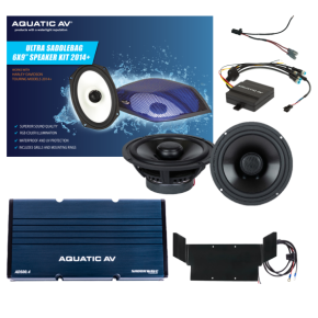 AQUATIC AV Ultra Speaker Kit Flht `98-13