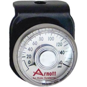 ARNOTT Pressure Gauge & Bracket Black