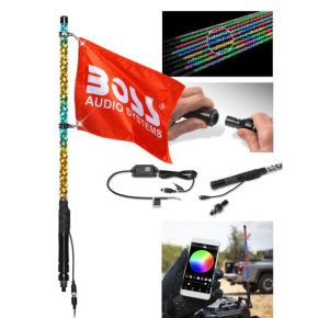 BOSS AUDIO 2' Rgb Led Whip W/ Bluetooth Controller