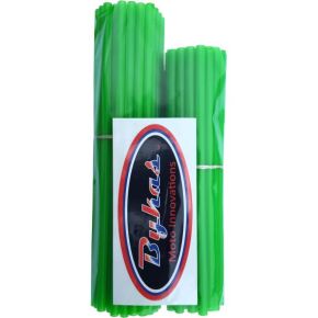 BYKAS Spoke Wraps Neon Green 72/pk 21"/19"