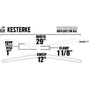 CFR Kersterke Bar White/blk