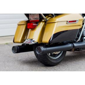 FIREBRAND Grand Prix Mufflers Black Touring `17-up