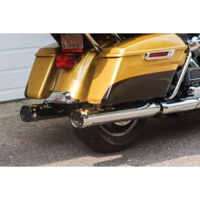 FIREBRAND Grand Prix Mufflers Chrome Touring `95-16