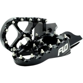 FLO MOTORSPORTS Pro Series Foot Pegs Black Yam