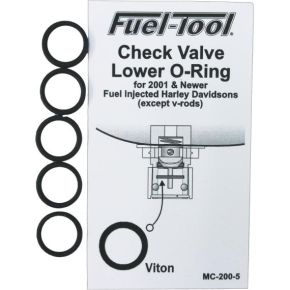 FUEL TOOL Check Valve Lower O-rings 5/pk