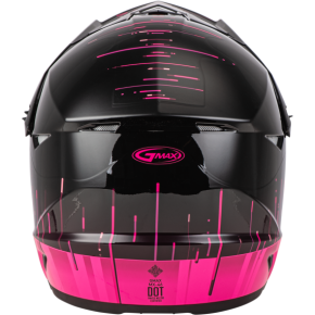 GMAX Youth Mx-46y Frequency Offroad Helmet Black/pink Yl