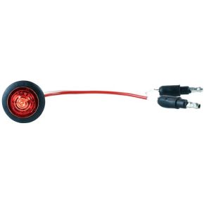 GROTE Micronova Round Led Red W/grommet