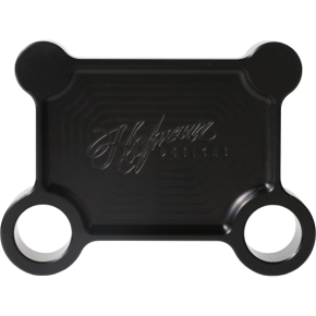 HOFMANN DESIGNS H/d Billet Pull Back Plate Black Batwing