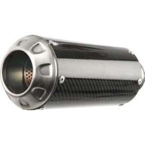 HOTBODIES Mgp Exhaust Full System Carbon Fiber Stainless End Cap