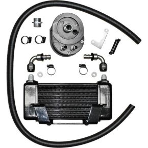 JAGG Lowmount 10-row Oil Cooler Black