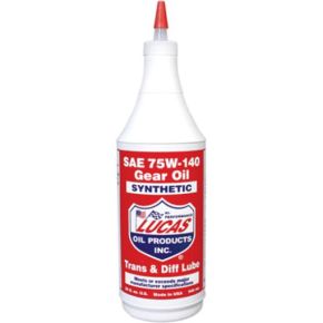 LUCAS Synthetic Gear Oil 75w-140 Qt