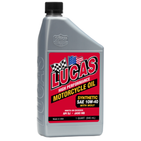 LUCAS Synthetic High Performance 4t Oil W/moly 10w-40 1qt