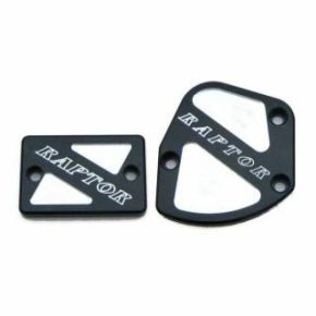 MODQUAD Throttle & Brake Cover Set Black Logo Raptor