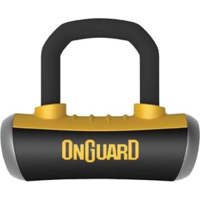 ONGUARD Boxer 8046 Disc Lock With Disc Reminder Black/yellow