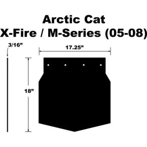 PDP Snowflap  Arctic Cat M-series/x-fire 05-08