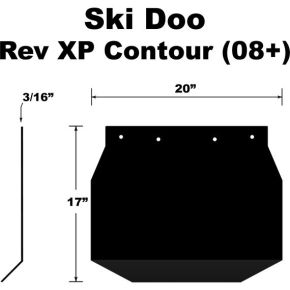 PDP Snowflap  Ski Doo Rev Xp 2008+