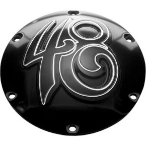 PREC. BILLET Billet Derby Cover Sporster 48 Black