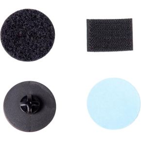 QUICK STRAP Stick-on Button Kit Black