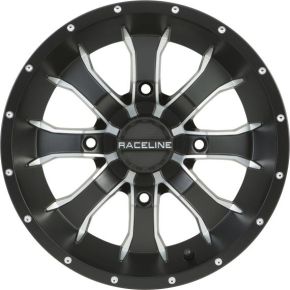 RACELINE Mamba Wheel 12x7 4/110 5+2 (+10mm) Blk/machined