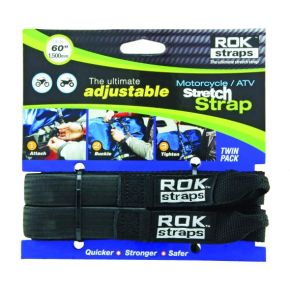 ROKSTRAPS Motorcycle Strap Black 18"x60"x1"