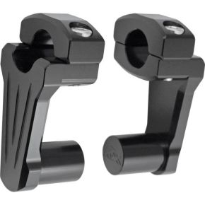 ROX Pivoting Handlebar Riser Black 2" Rise