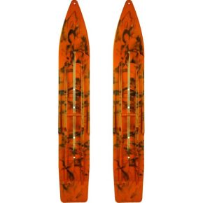 SLYDOG Pr/ Sly Dog Powderhound Ski 7" Red/black Swirl