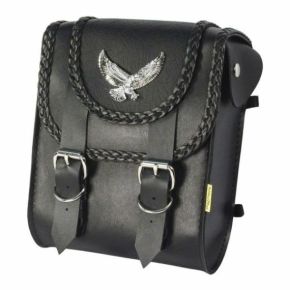 WILLIE & MAX Sissy Bar Bag Black Magic 8"x10"x4.5"