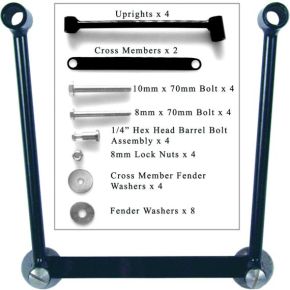 WILLIE & MAX Universal Hard Mount Kit Pair