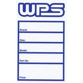 WPS Tire Labels 50/pk Stickers