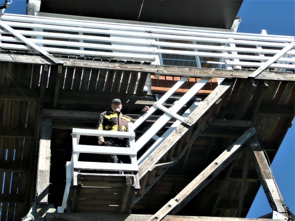 Ken Hunter at Corral Lookout